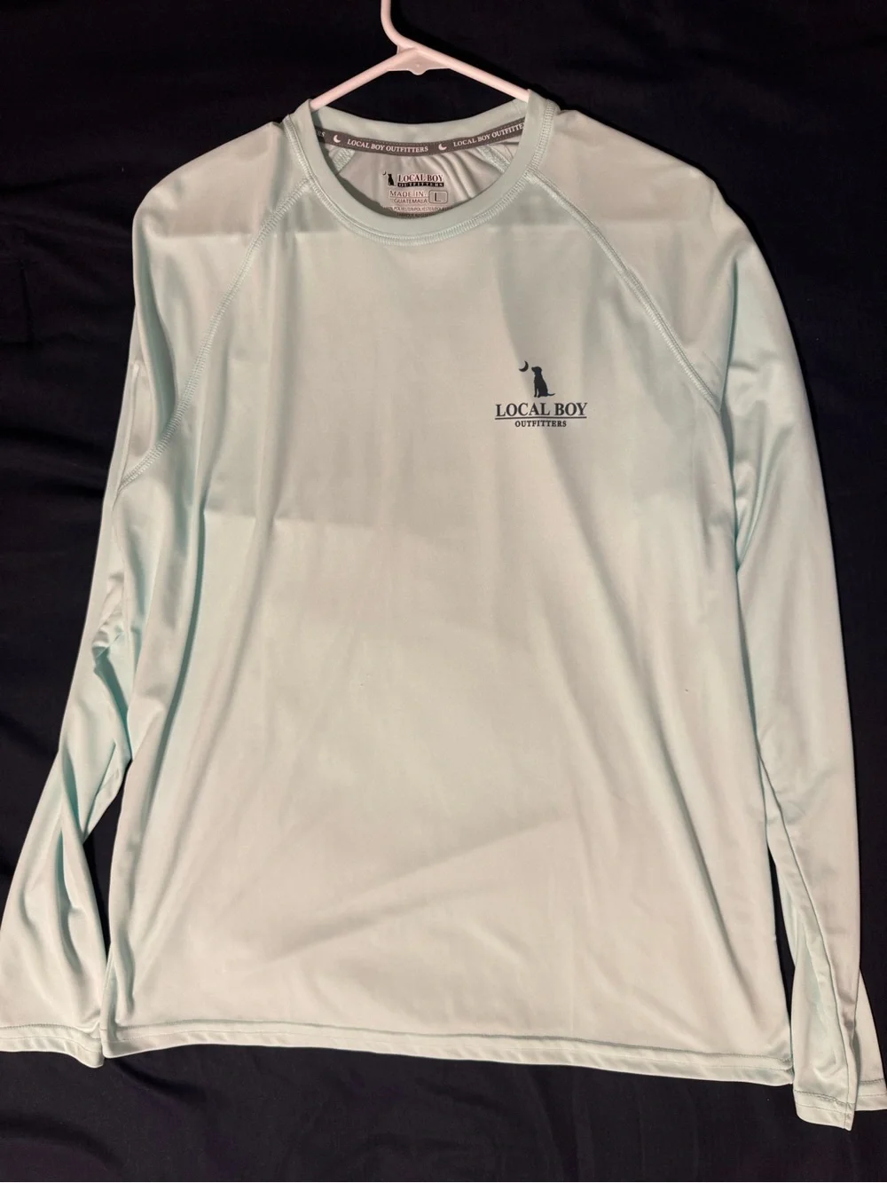 Local Boy Outfitters Men's Long-Sleeve Performance Shirt - Light Mint
